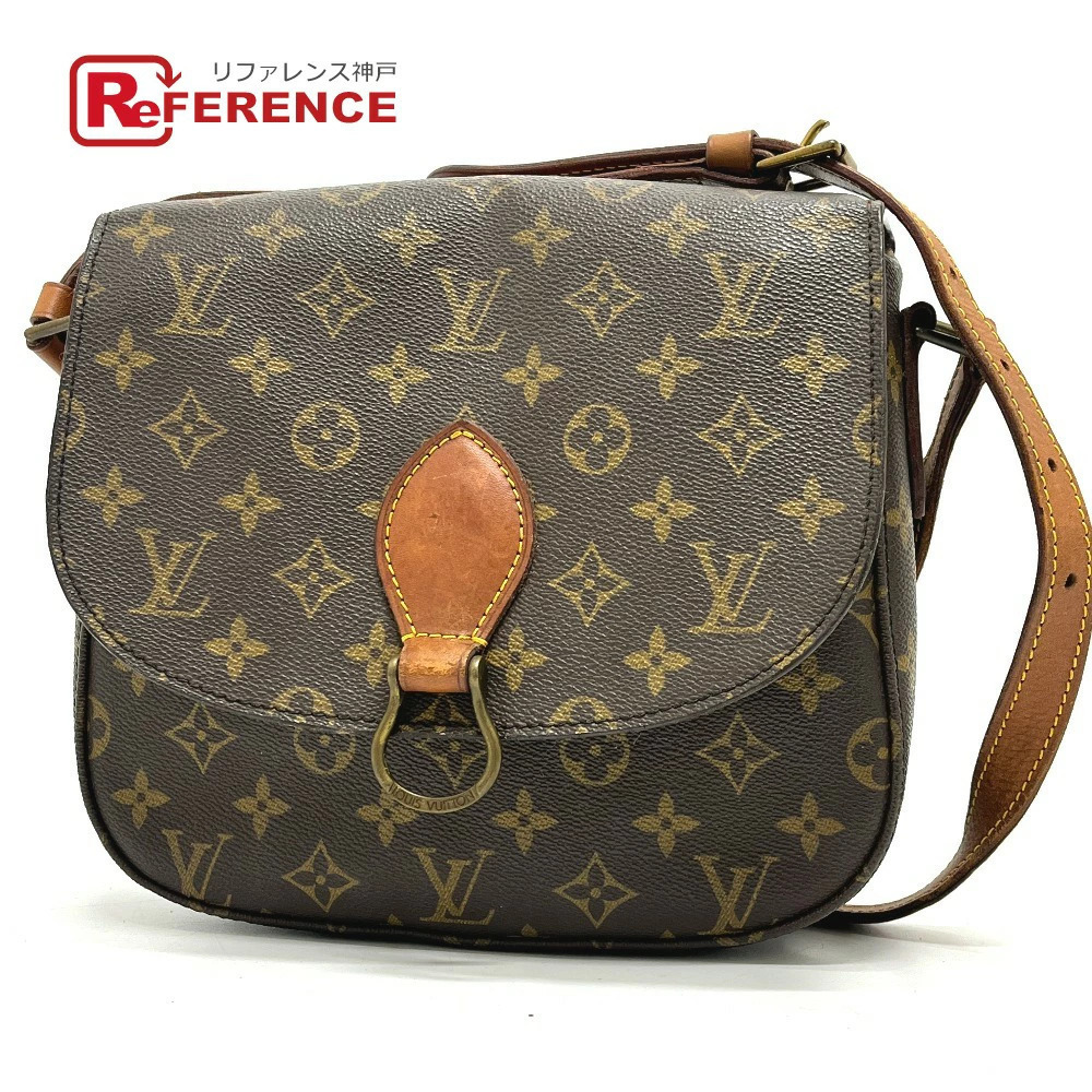 LOUIS VUITTON Saint Cloud Bag Crossbody Shoulder Monogram Canvas Brown